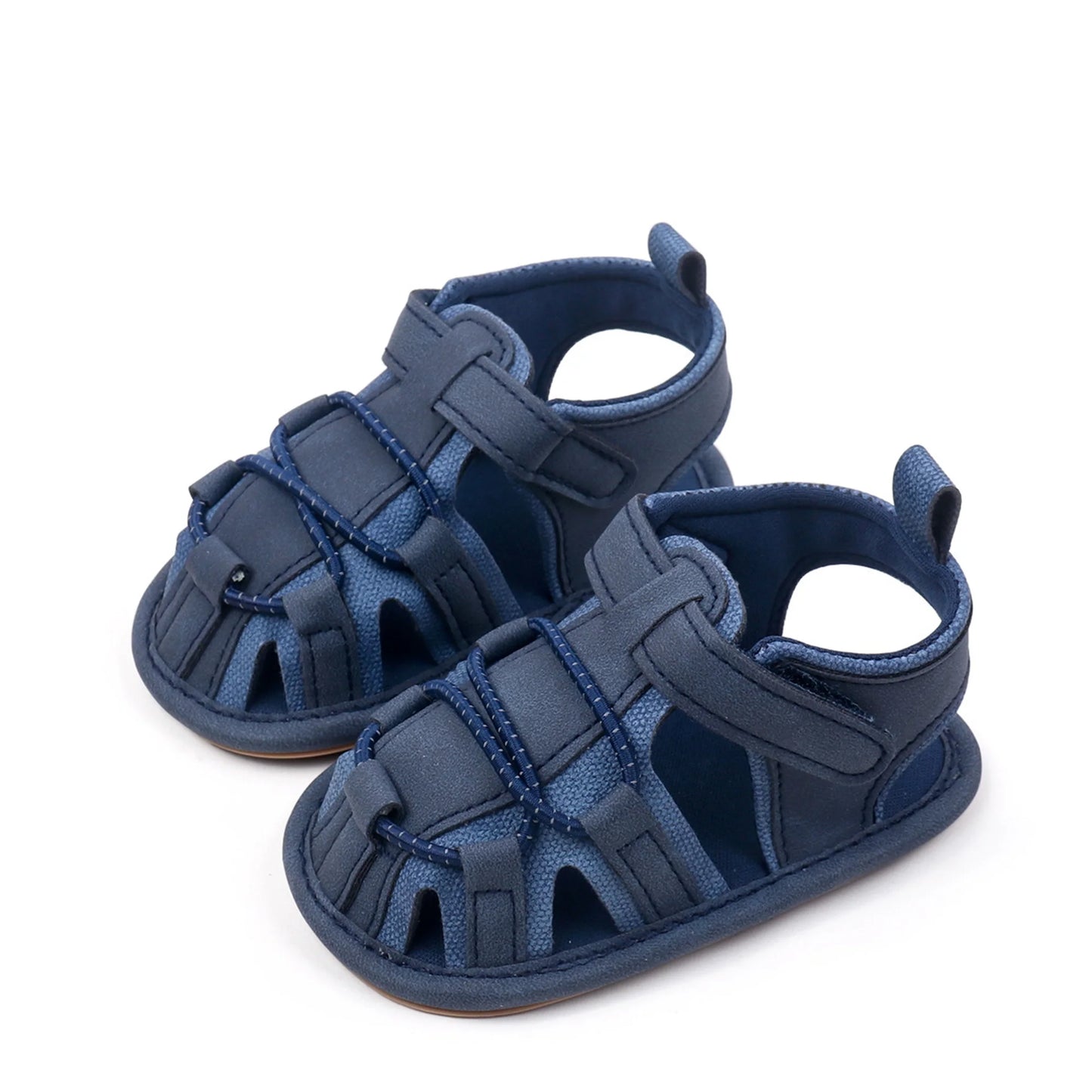 Infant Lightweight Sandals Breathable First Walker Shoes Adjustable Hook Loop