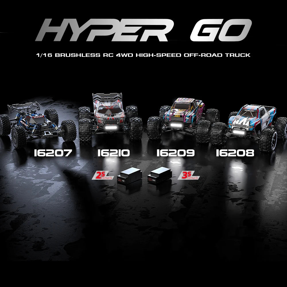 MJX Hyper Go Off Road RC Car 4WD Brushless Hobby Toy