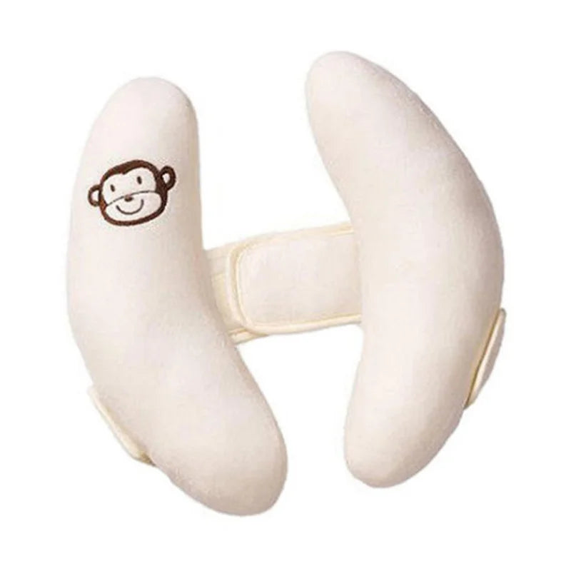 Infant Stroller Neck Pillow Cartoon Flower Baby Car Seat Protector