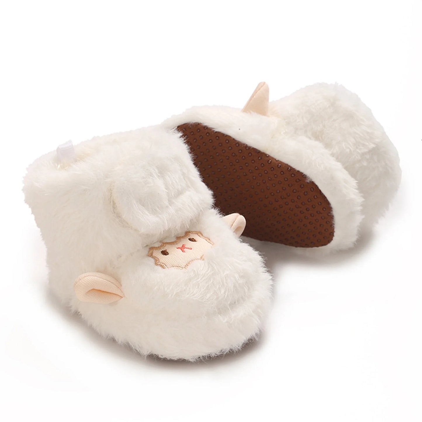 CN Guangdong Cute Animal Print Infant Snow Boots Unisex