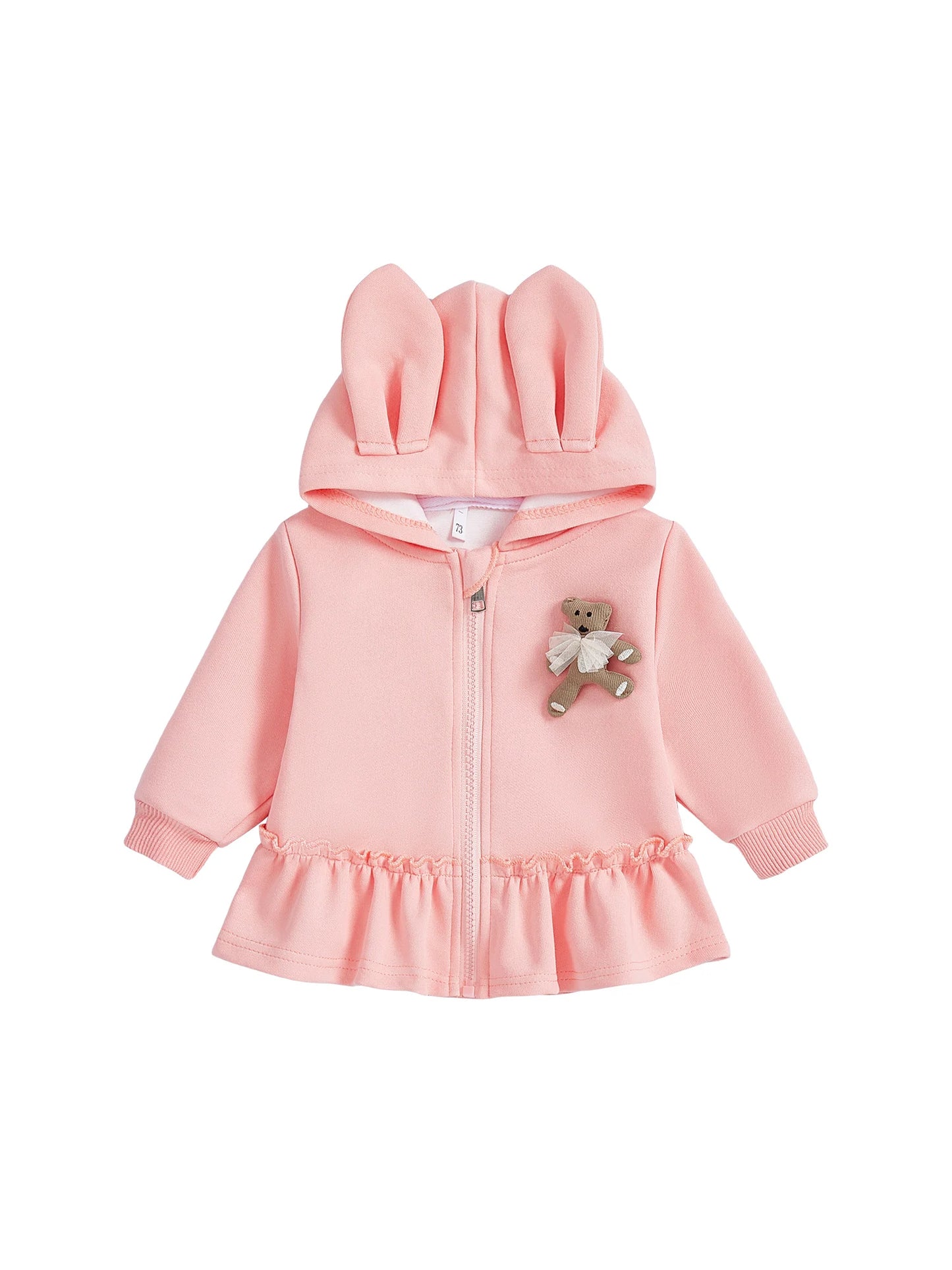 Guangdong Adorable Toddler Winter Coat With Faux Fur Hood Pom Pom Details Unisex Warm Jacket