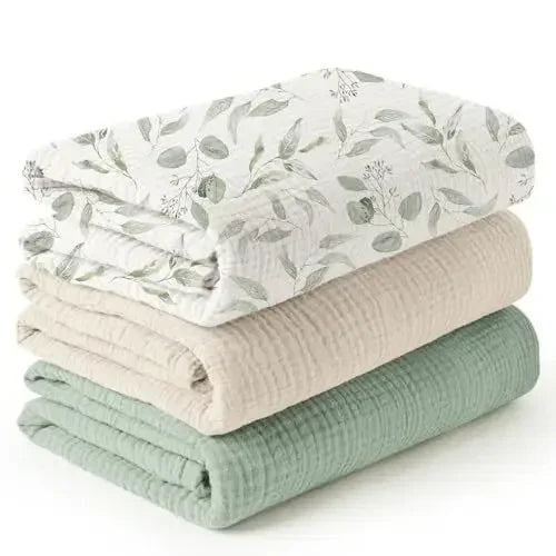 Zhejiang Cotton Muslin Swaddle Blanket Set For Babies