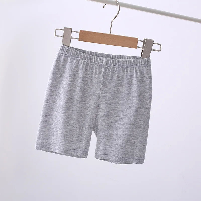 Girls Basic Modal Shorts Set Casual Summer Kids Shorts