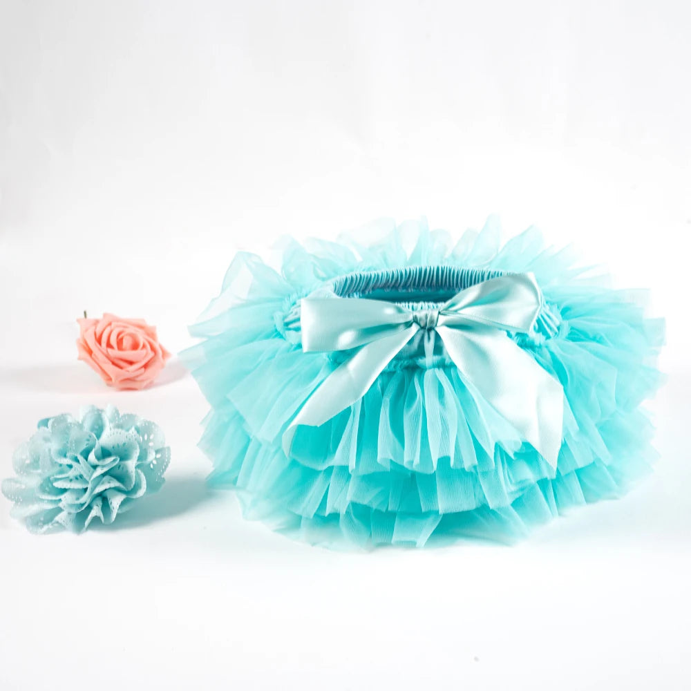 CN Zhejiang Baby Girls Tutu Skirt Bloomers Headband Set