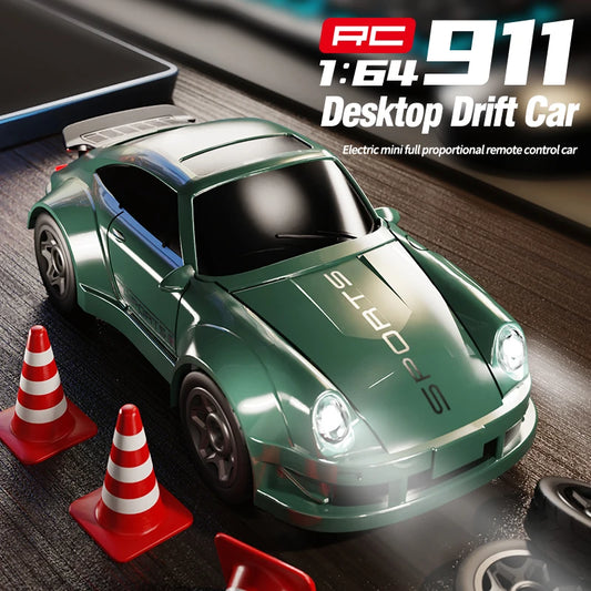 RC 911 Desktop Drift Car OneSixtyFour Mini RC Proportional