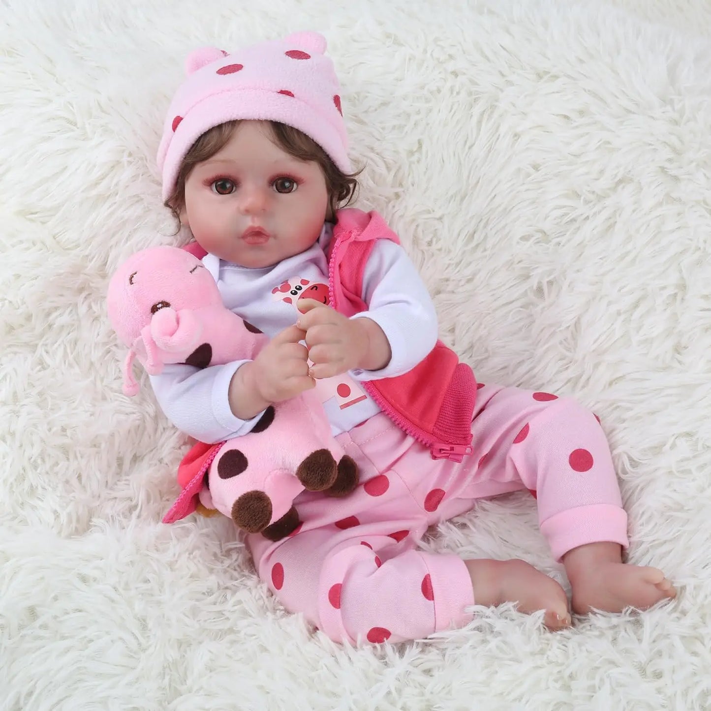 KAYDORACN Reborn Realistic Baby Doll Lifelike Silicone Girl
