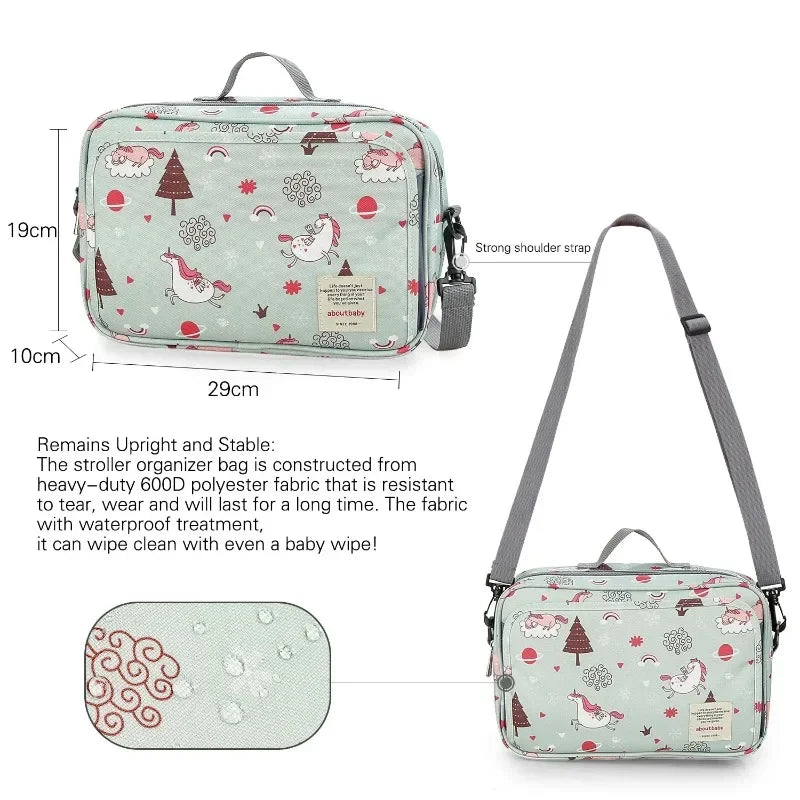 Closure Multifunctional Diaper Bag For Newborn Stroller