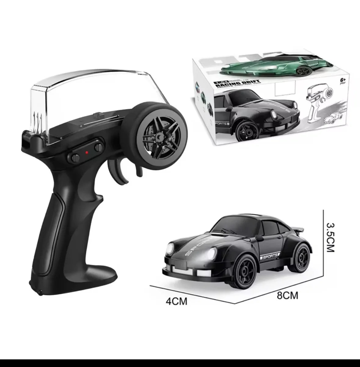 RC 911 Desktop Drift Car OneSixtyFour Mini RC Proportional