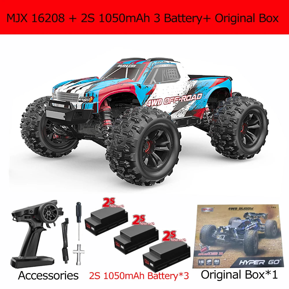 MJX Hyper Go Off Road RC Car 4WD Brushless Hobby Toy