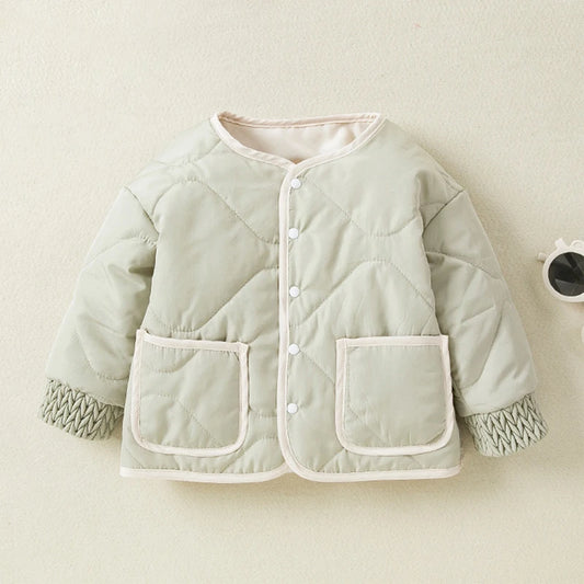 CN Guangdong Kids Quilted Puffer Jacket Unisex Coat