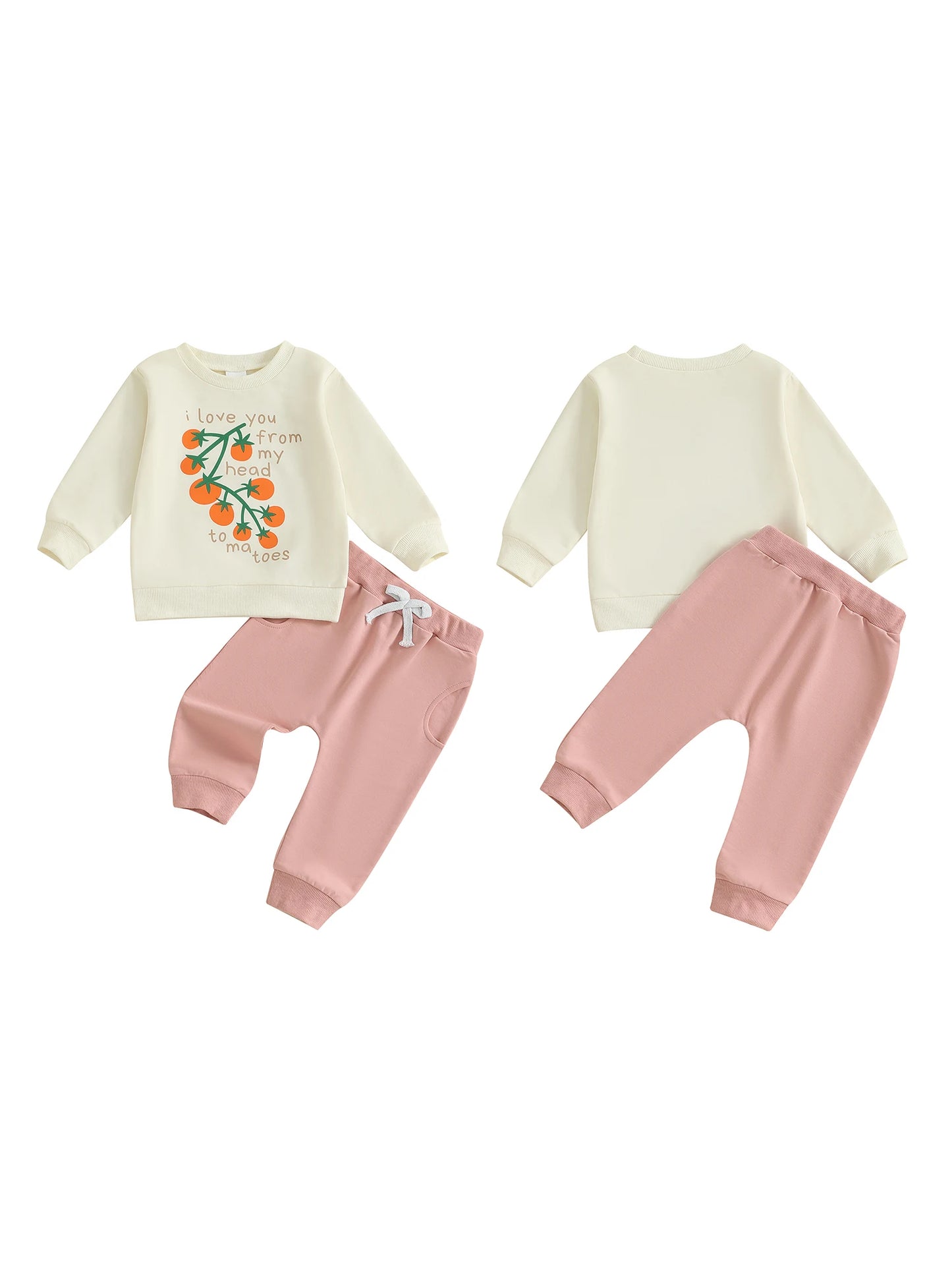 Meihuida Infant Girl Winter Clothes Set Strawberry Sweater