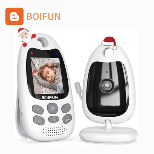 BOIFUN Baby Monitor With Camera Temperature Sensor 720p