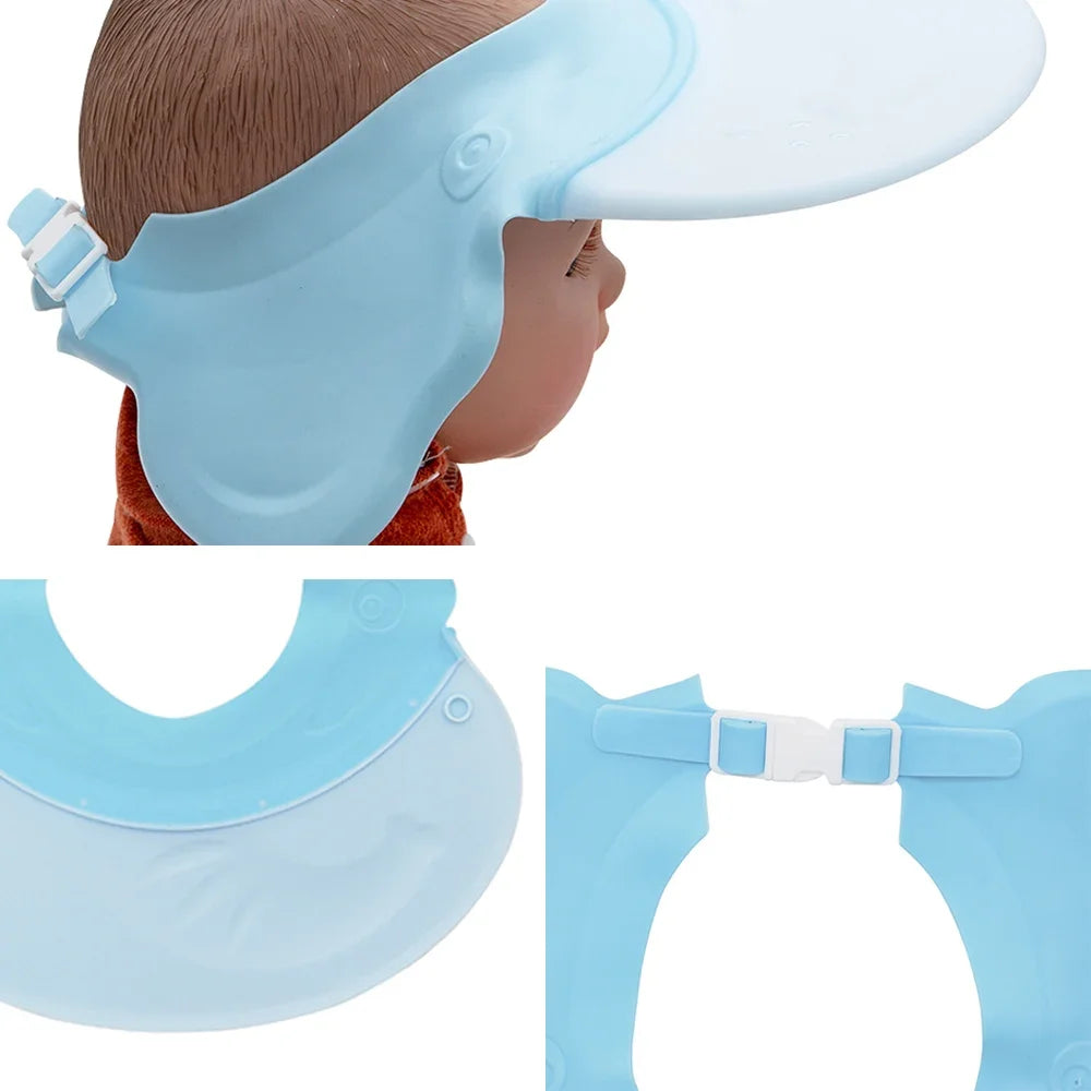 HOUSBAY Adjustable Shampoo Cap Shower Hat for Newborns