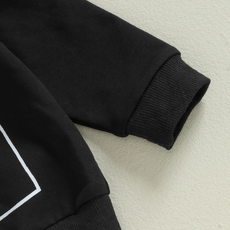 Pudcoco Toddler Boy Fall Winter Outfit Set Long Sleeve