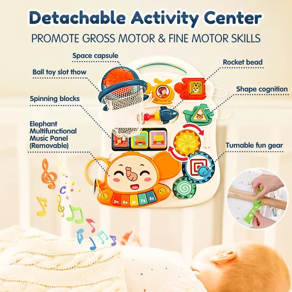 VATOS 5 In 1 Baby Walker Sit To Stand Learning Scooter