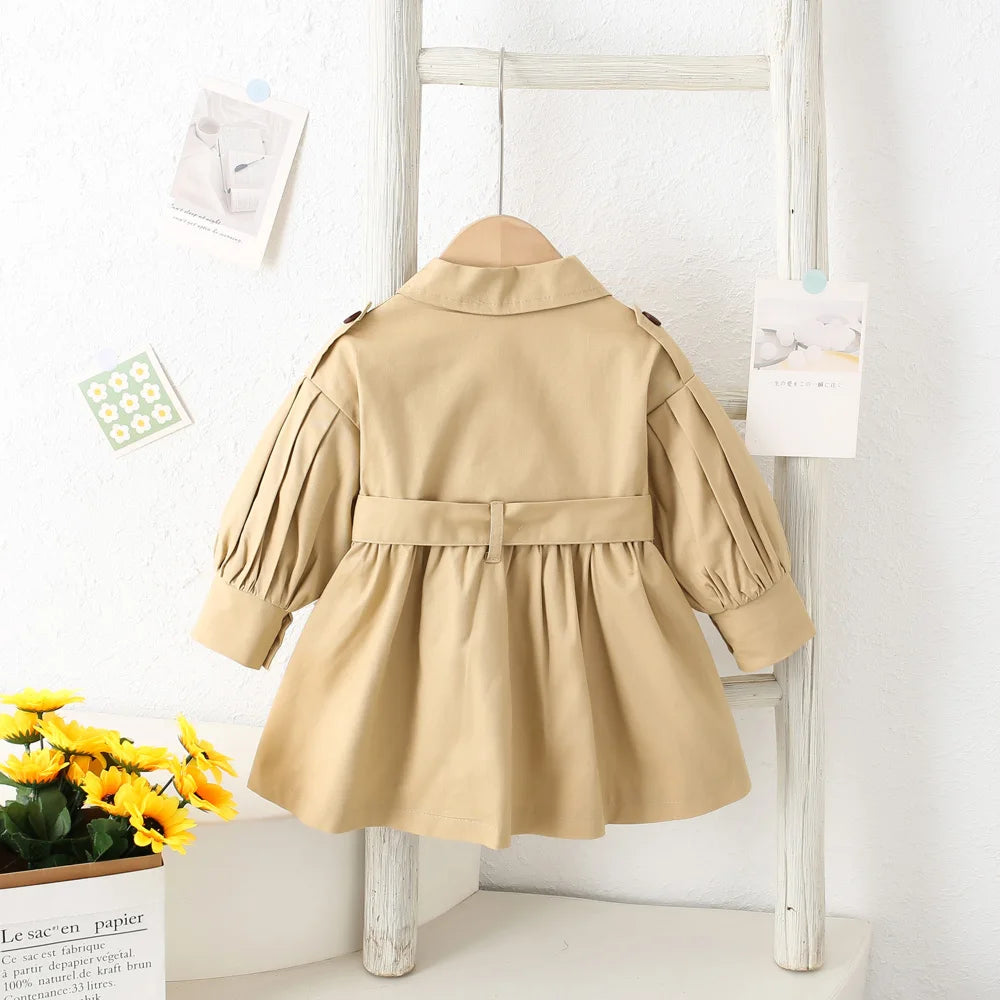 Zhejiang CN Trench Coat For Girls Spring Casual Outerwear