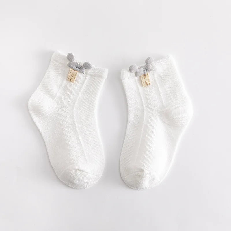 Summer Baby Mesh Cotton Socks Cartoon Cute Newborn