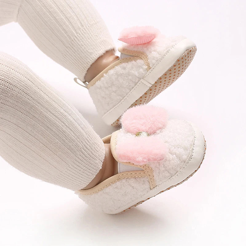 Guangdong Plush Winter Boots For Toddlers Slip On Anti Skid