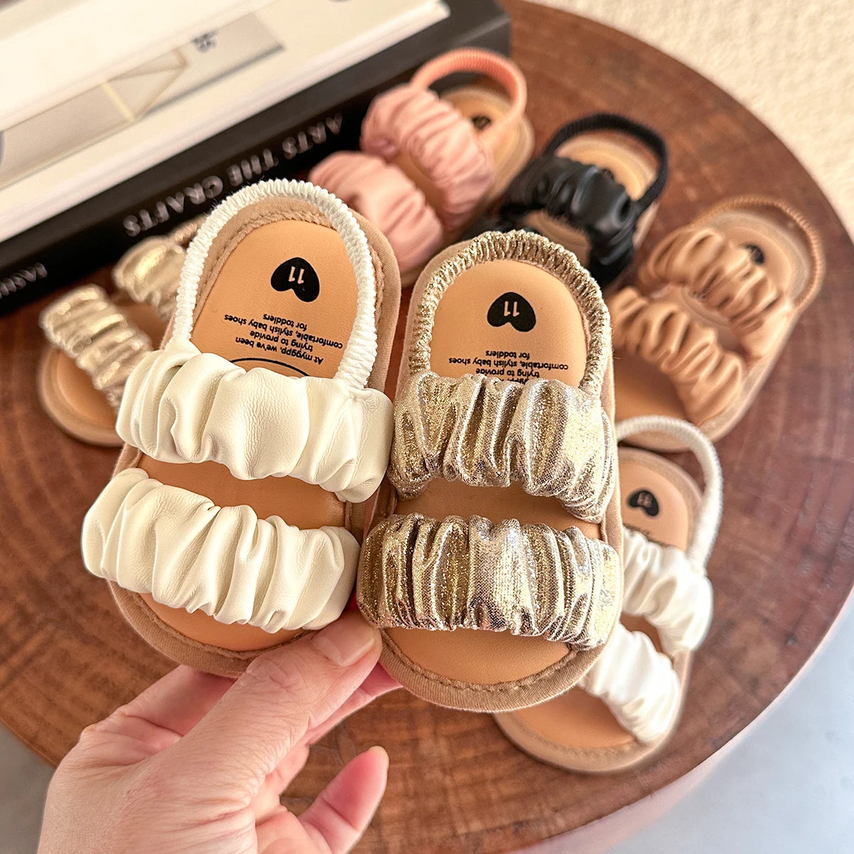 Baby Soft Sole Sandals for Newborn First Walkers Beach Shoes