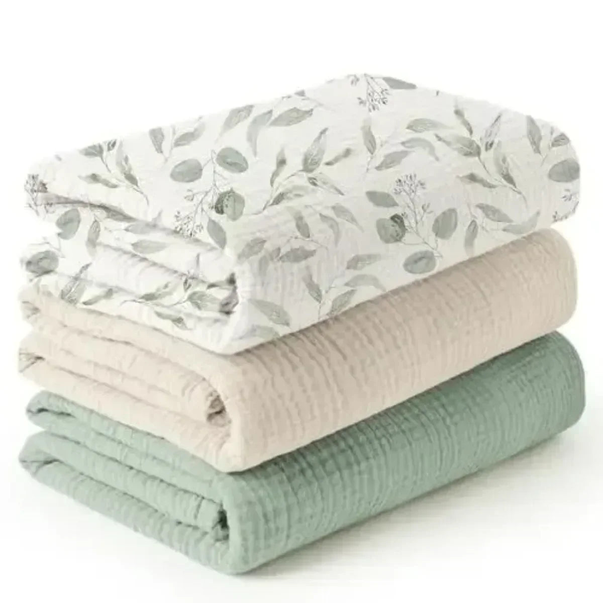 Zhejiang Cotton Muslin Swaddle Blanket Set For Babies