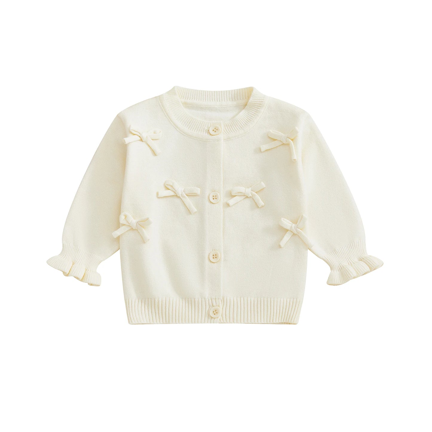 Infant Hooded Cable Knit Cardigan Sweater For Baby Boy