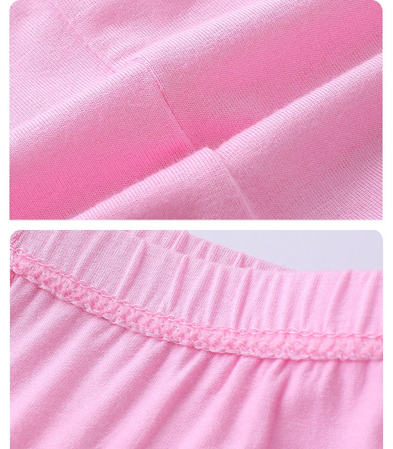 Girls Basic Modal Shorts Set Casual Summer Kids Shorts