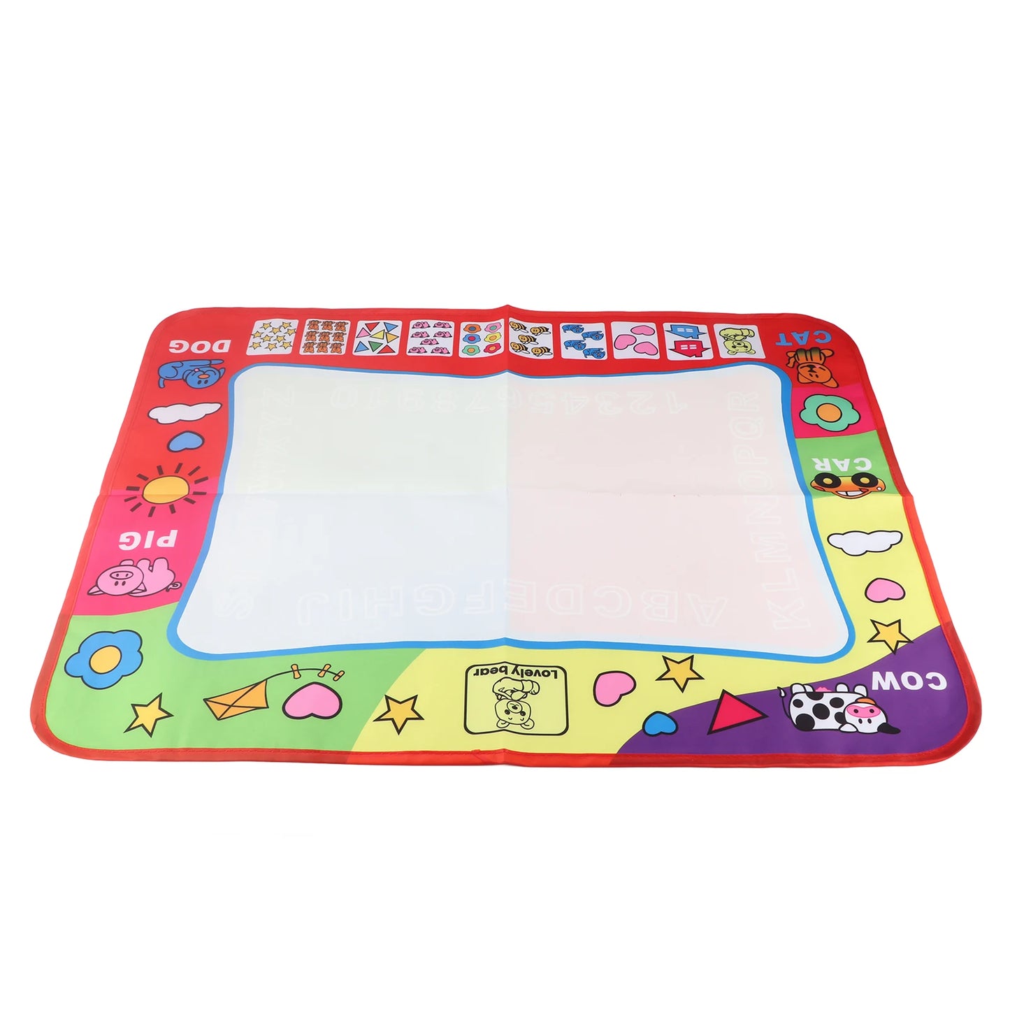 Water Painting Draw Writing Mat Kid Developmental Doodle Board Toy With Pen Magic four-color water canvas