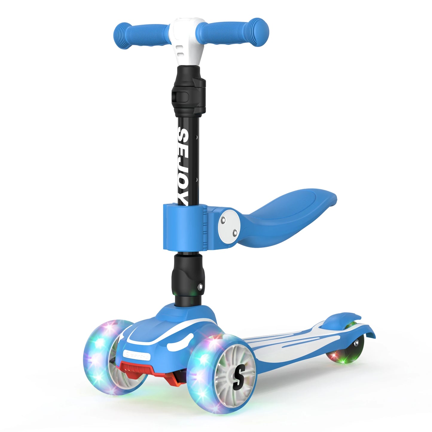 Three Wheel Kick Scooter With LED Lights For Kids Outdoor