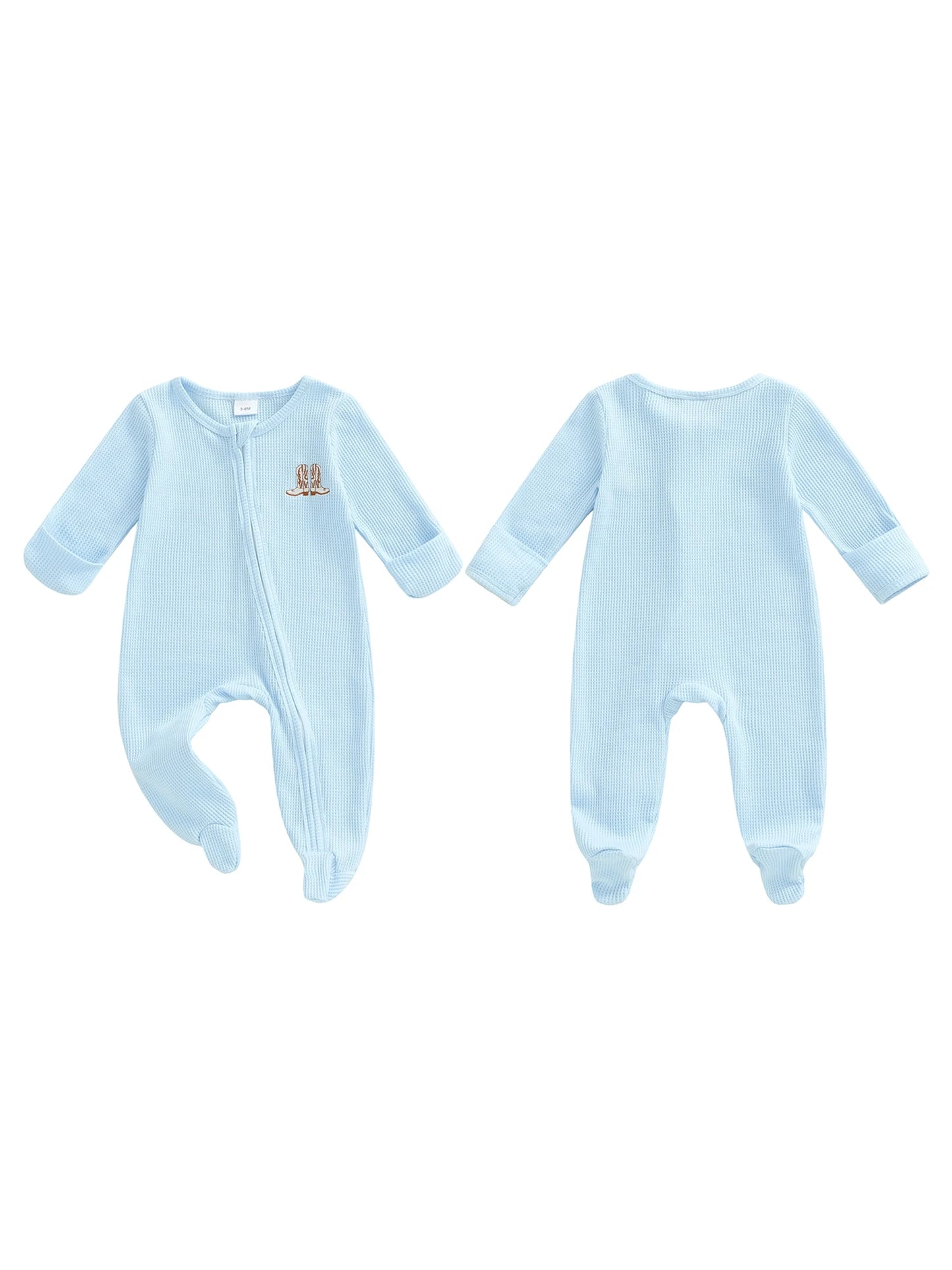 CN Guangdong Infant Hooded Animal Ear Fleece Footed Pajamas