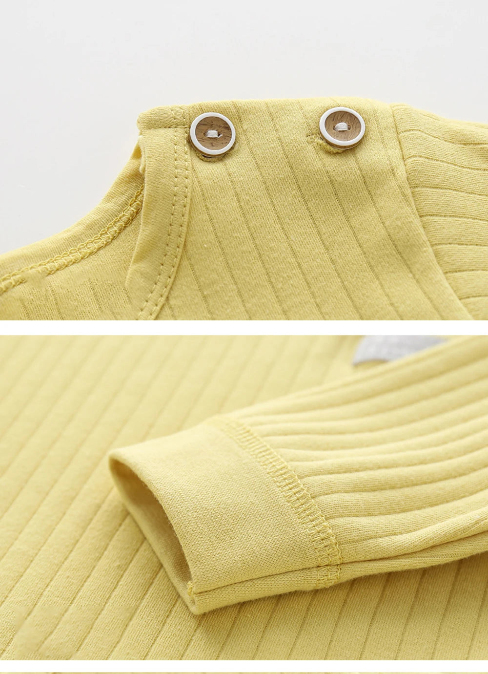 Baby Thermal Sleepwear Sets Autumn Winter Unisex Pajamas