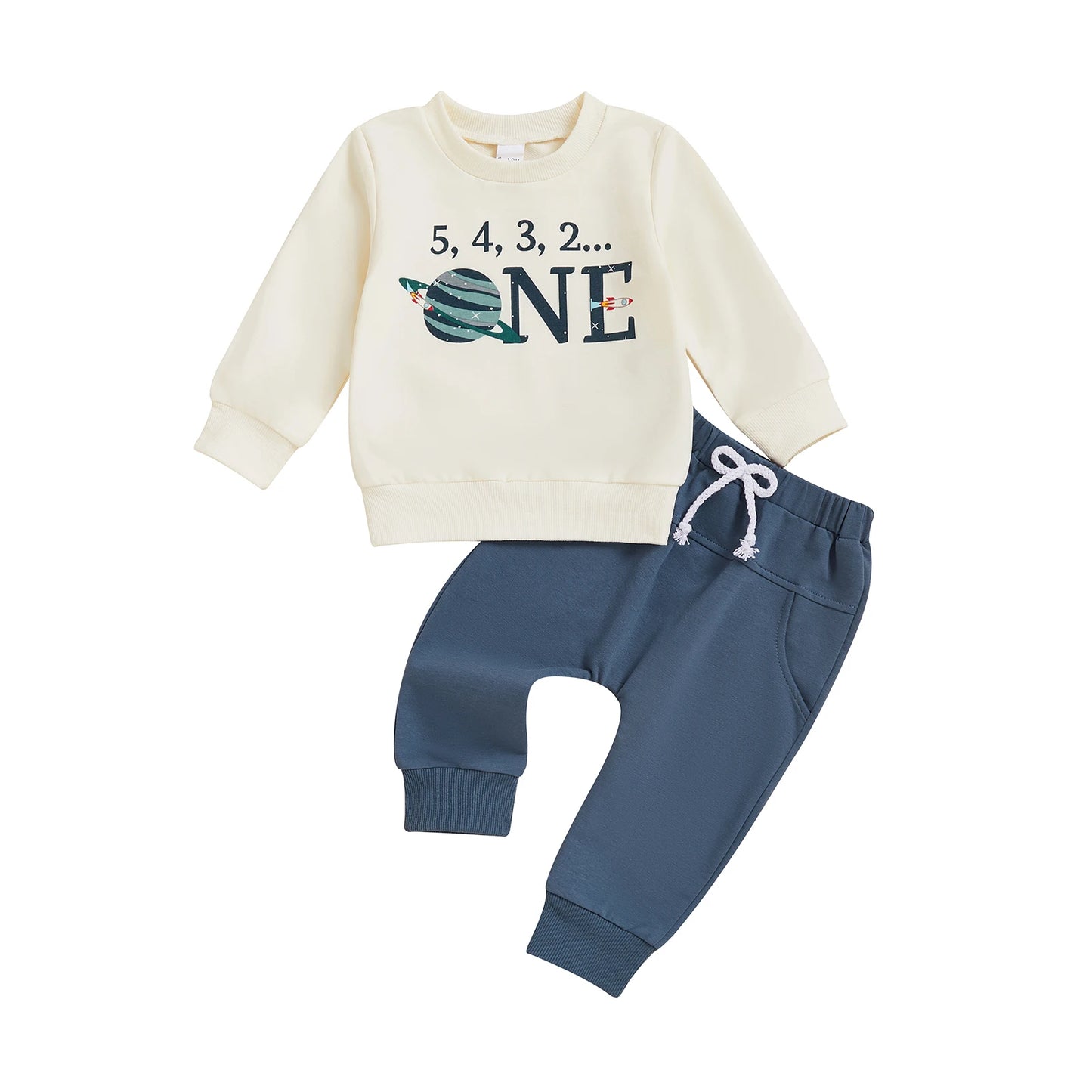 CN Guangdong Dinosaur Print Toddler 2-Piece Outfit Set