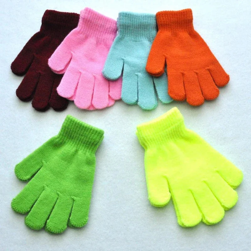 Zhejiang Kids Winter Gloves For 6 To 10 Years Old Boys And Girls Warm Cotton Car Pattern