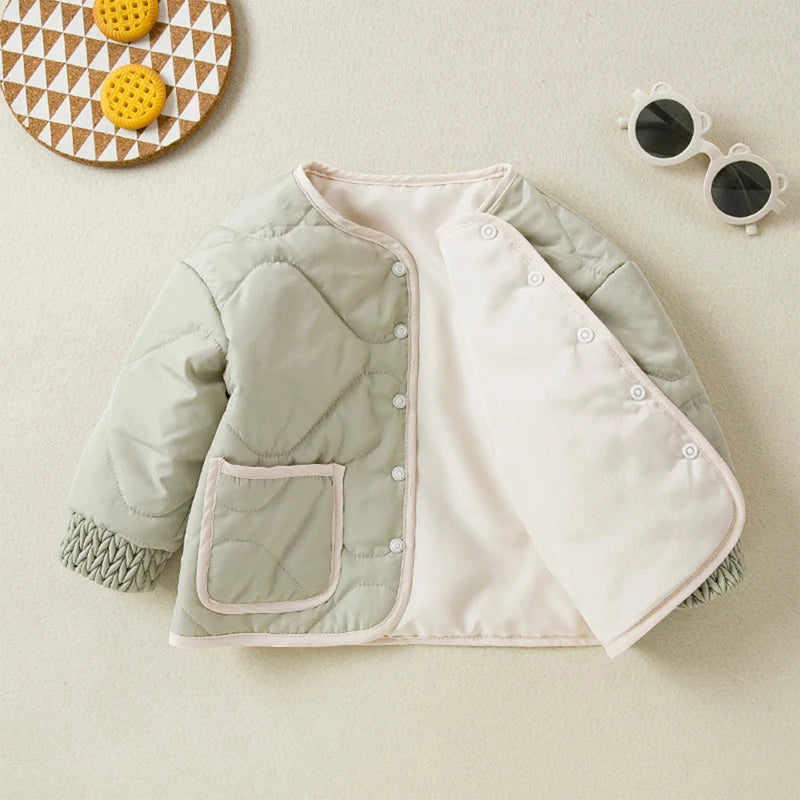 CN Guangdong Kids Quilted Puffer Jacket Unisex Coat