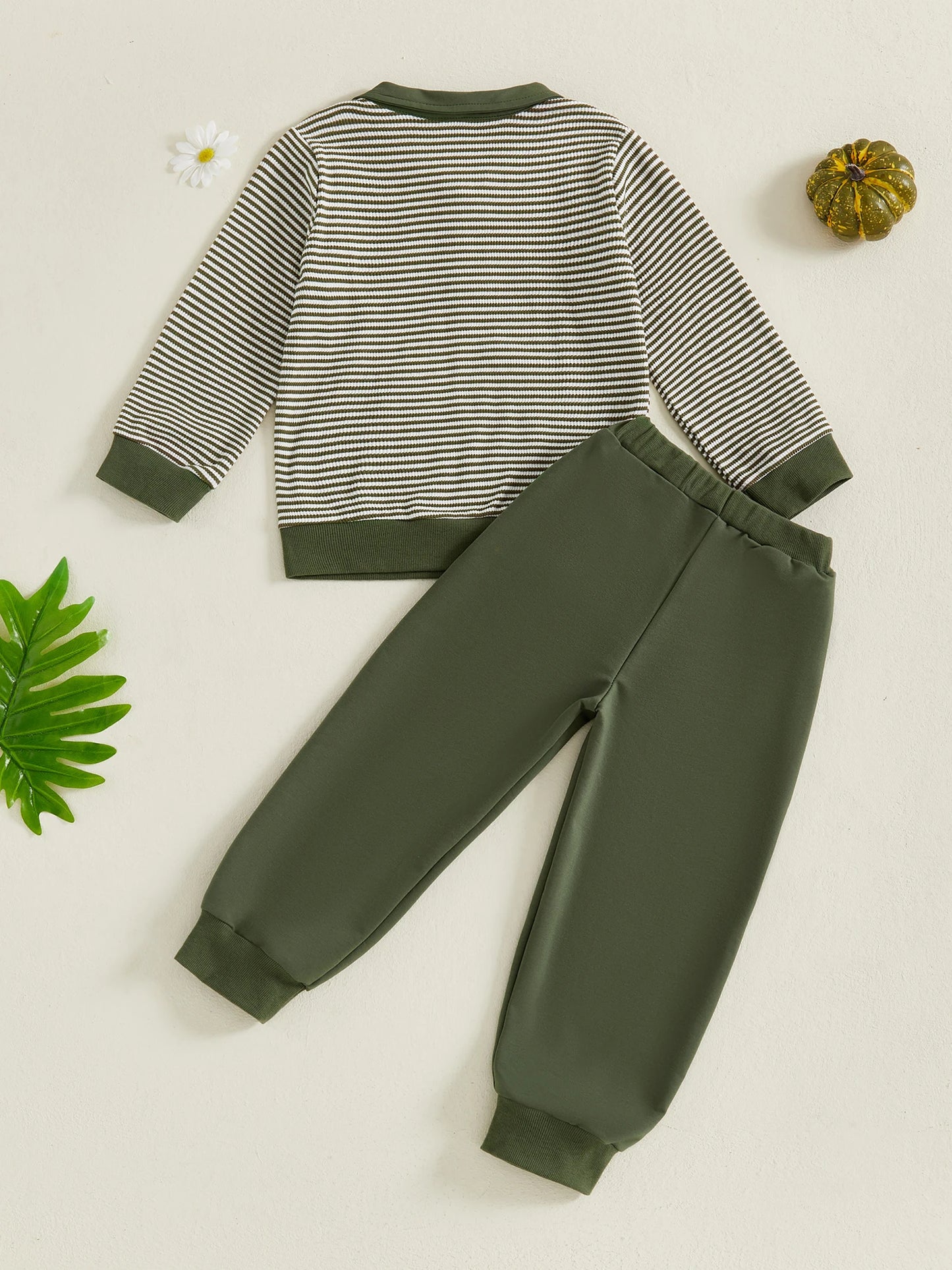 CN Guangdong Kids Winter Set Dinosaur Embroidered Shirt