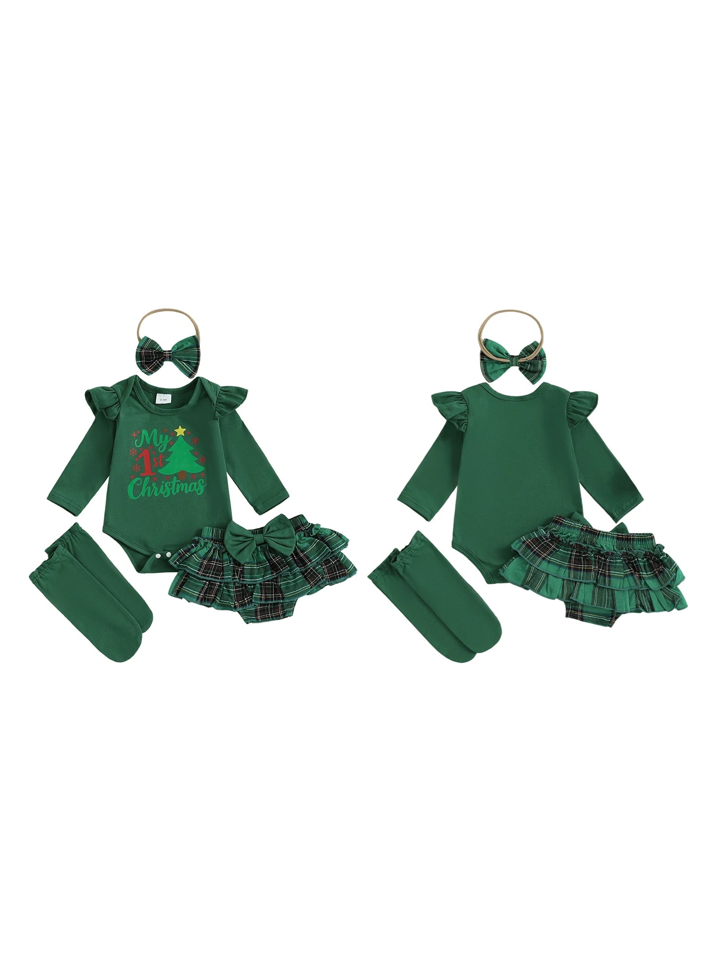 Toddler Girls Winter Outfit Set Dress Leggings Headband Boots
