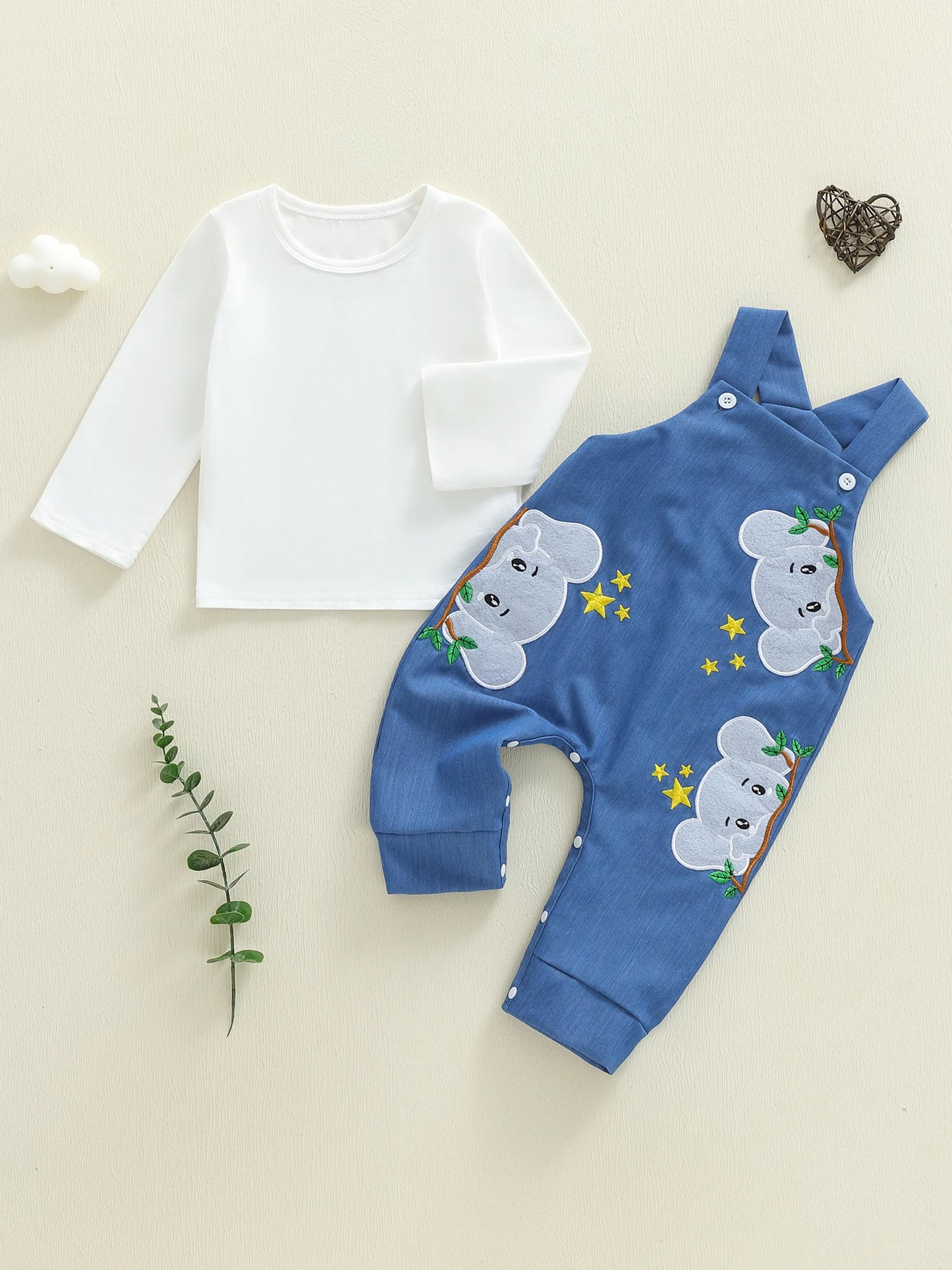 Unisex Toddler Winter Hooded Jacket And Fleece Pants Set