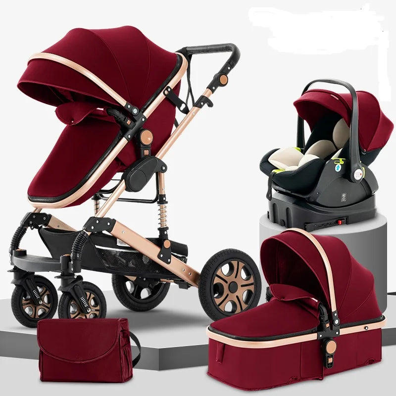 SteAnny Infant Car Seat Travel System 3in1 Reversible Isofix Base