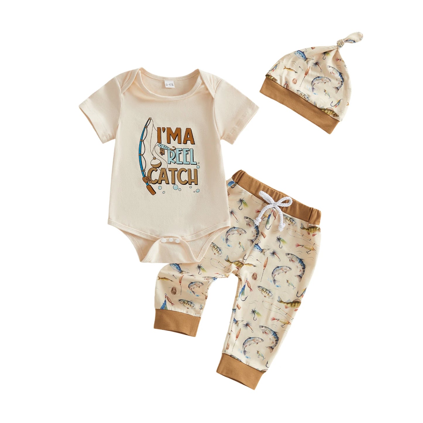 3-Piece Dinosaur Print Romper Set for Baby Girls Summer