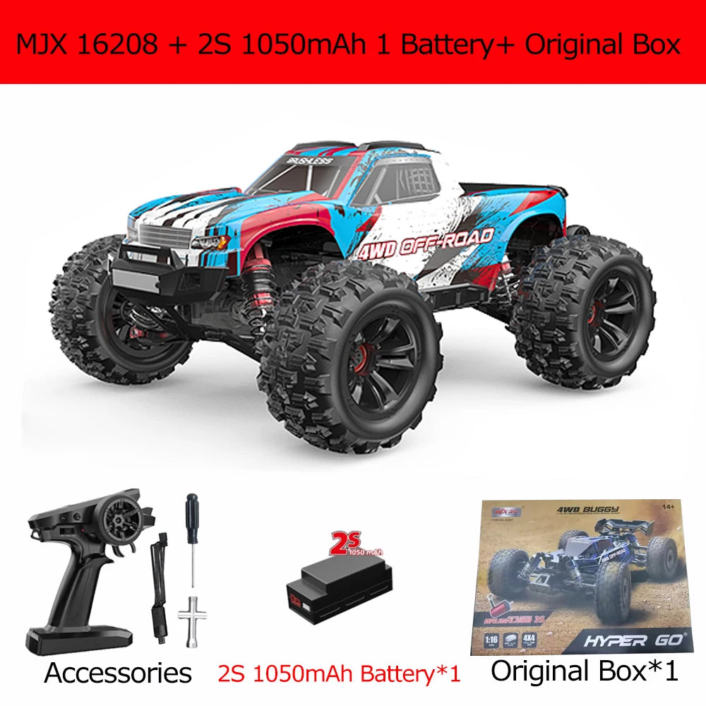 MJX Hyper Go Off Road RC Car 4WD Brushless Hobby Toy