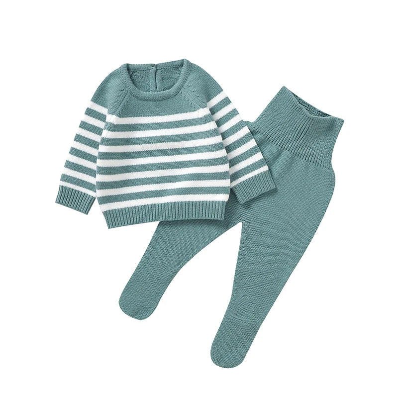 Mimixiong Baby Unisex Knit 2 Piece Outfit Autumn Winter