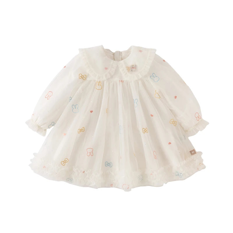 DAVE BELLA Mesh Party Dress for Girls Princess Pageant