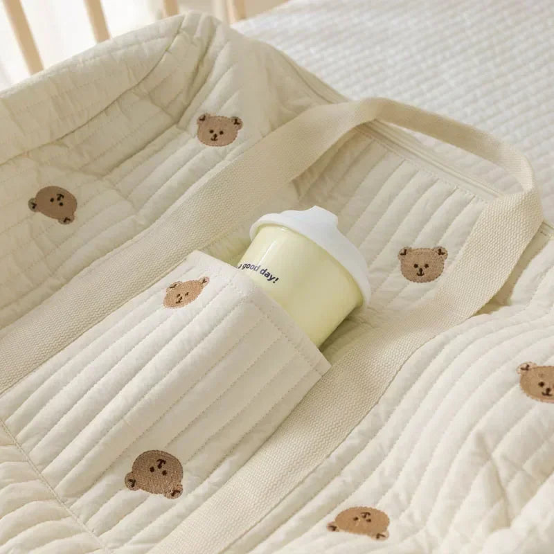 Mommy Bag Bear Diaper Tote For Maternity Travel And Stroller