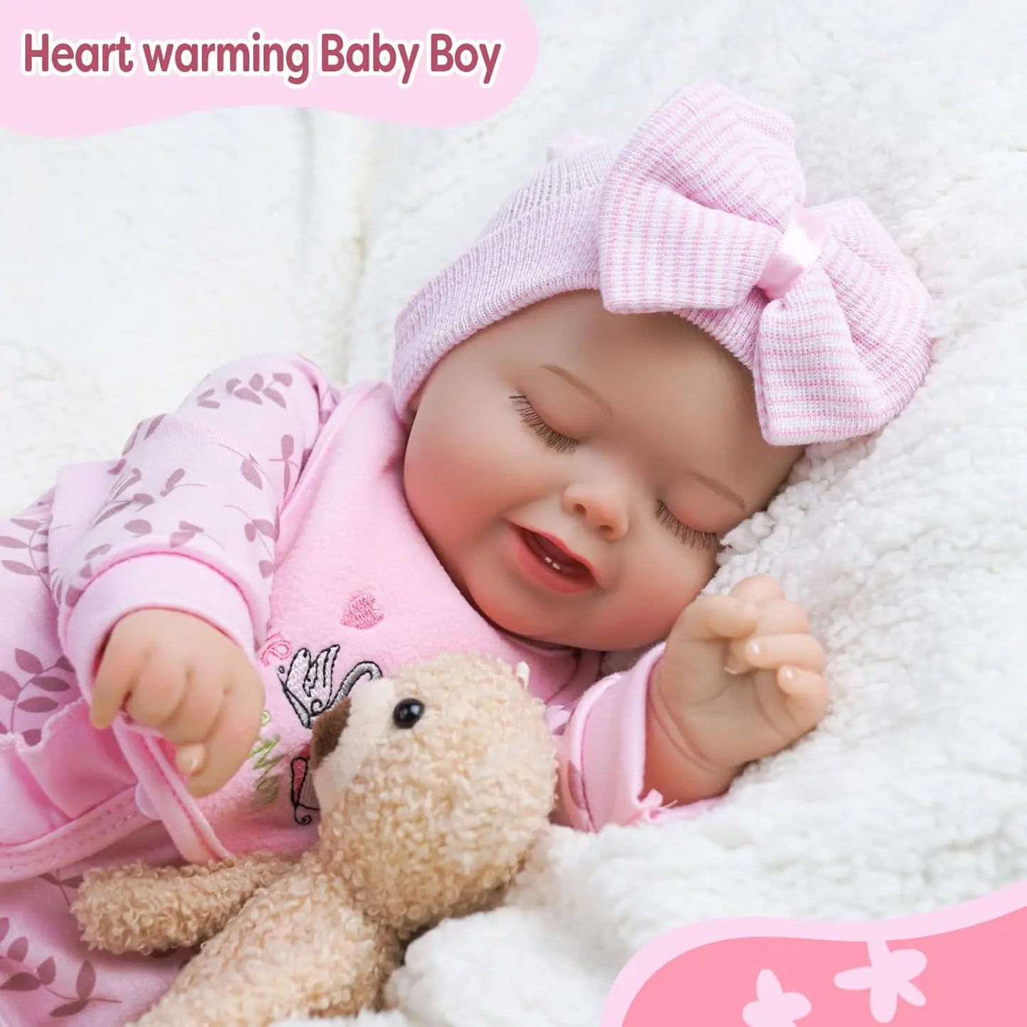 BabesideCN Realistic Reborn Baby Doll Gift Box For Kids