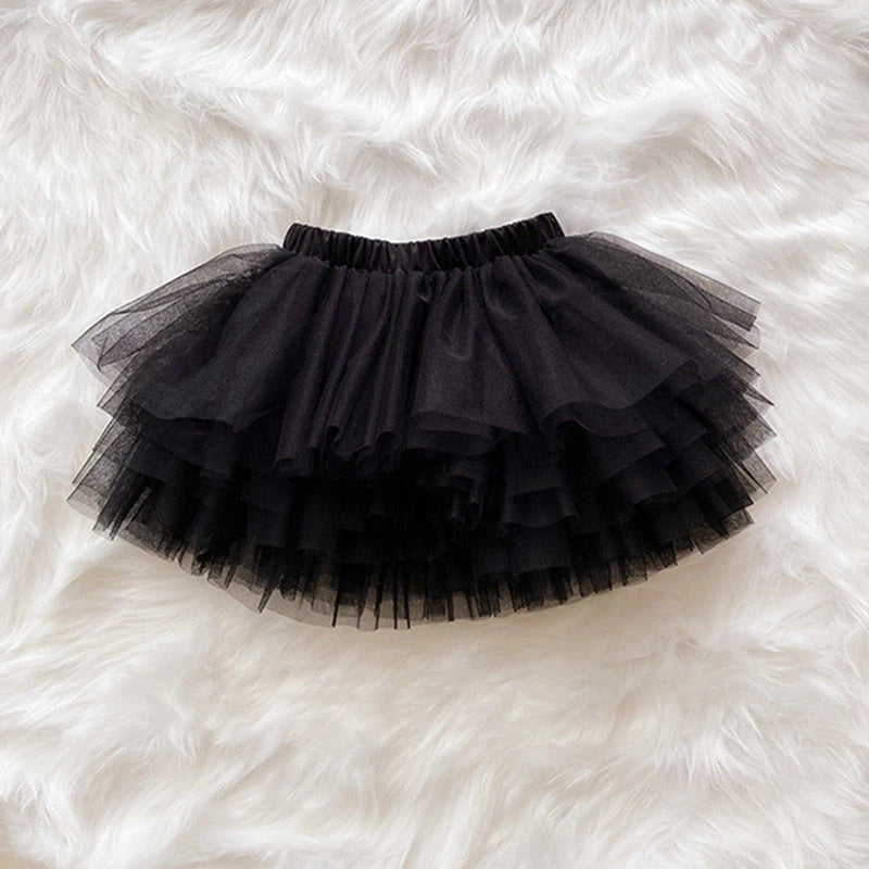 Zhejiang Baby Girls Tutu Fluffy Six Layers Princess Skirt