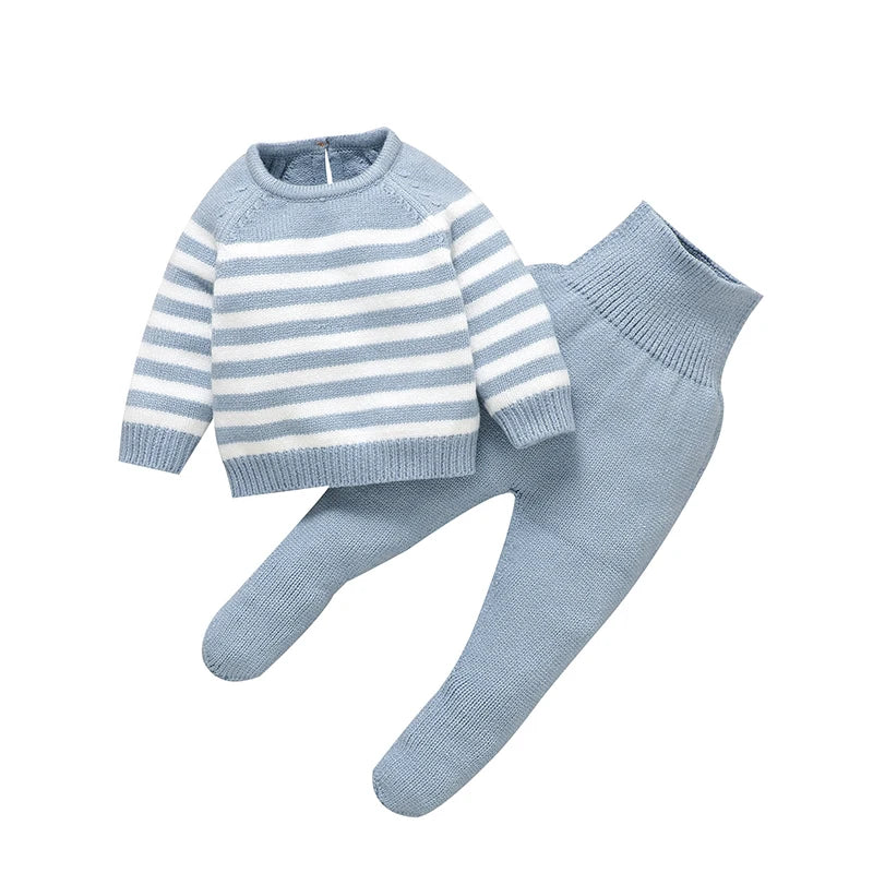 Mimixiong Baby Unisex Knit 2 Piece Outfit Autumn Winter
