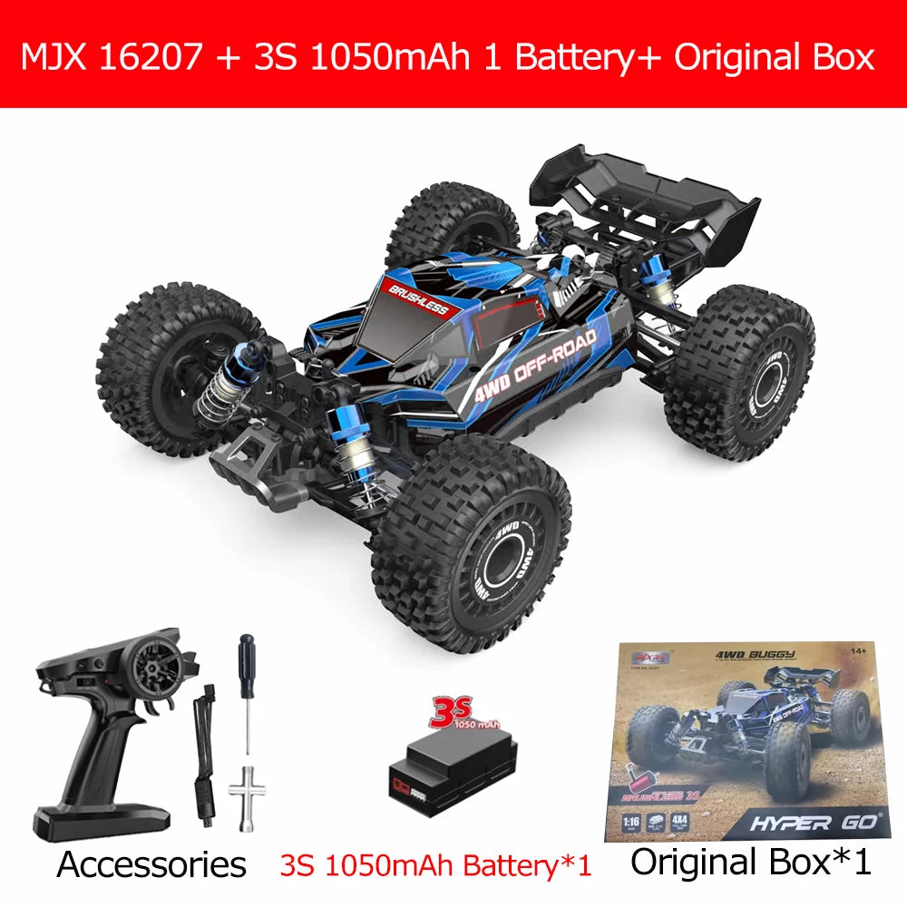 MJX Hyper Go Off Road RC Car 4WD Brushless Hobby Toy