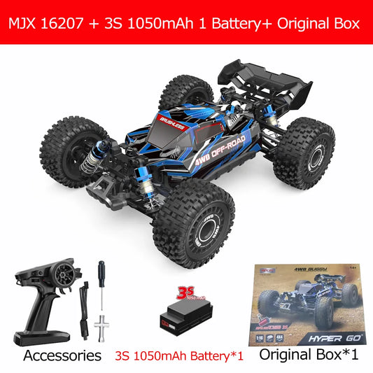 MJX Hyper Go Off Road RC Car 4WD Brushless Hobby Toy
