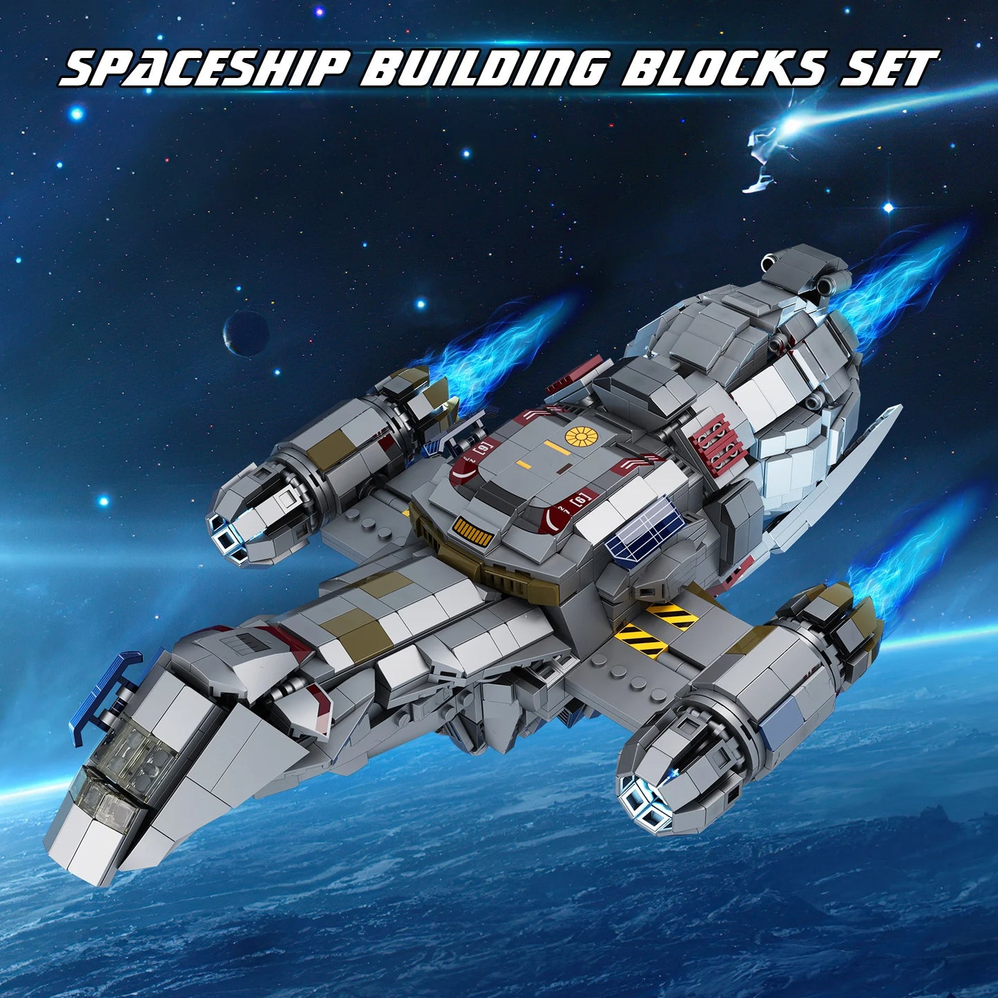 Spaceship Building Blocks Shuttle Firefly Class Bricks Model Kit