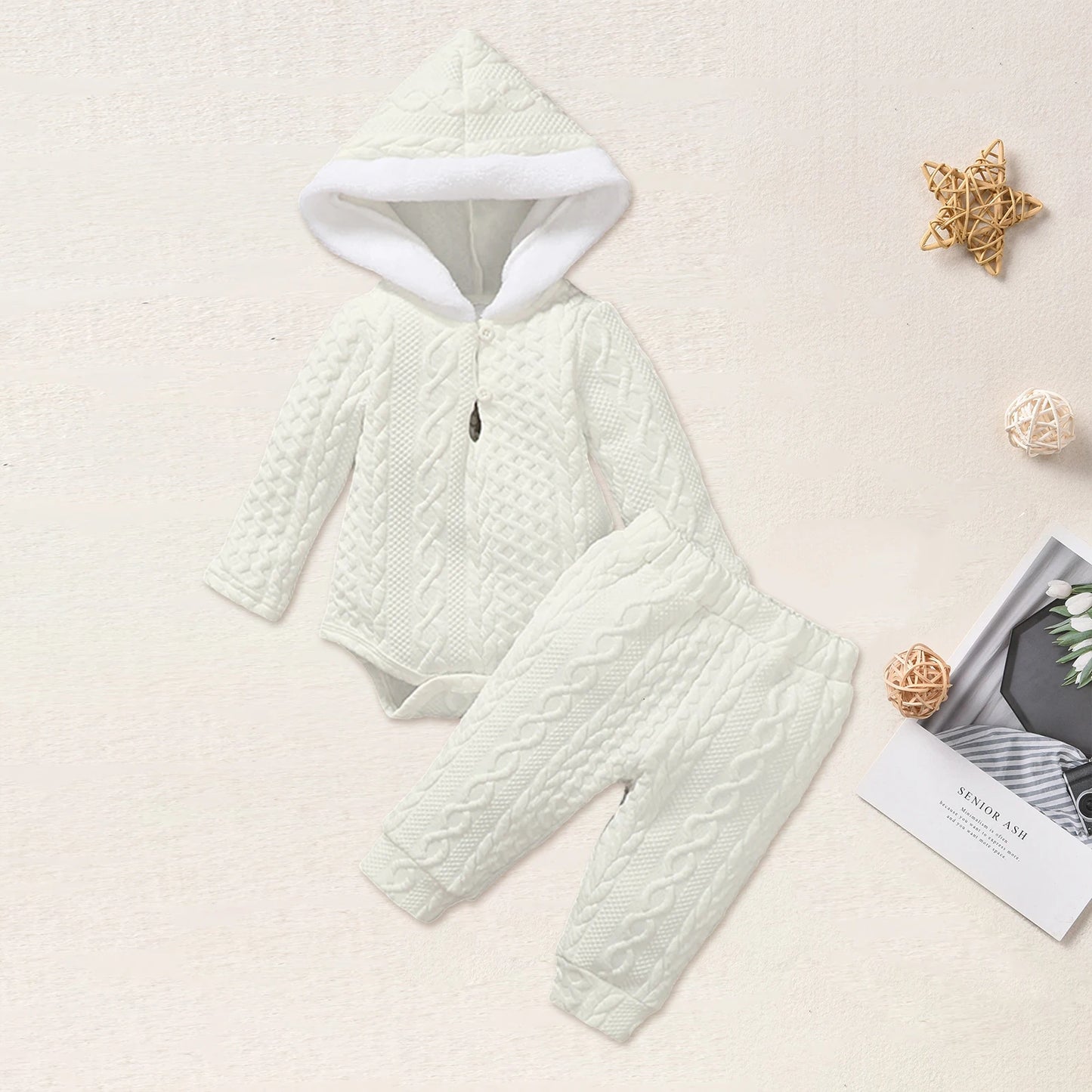 Toddler Girls 2 Piece Hoodie Jumpsuit Set With Leggings