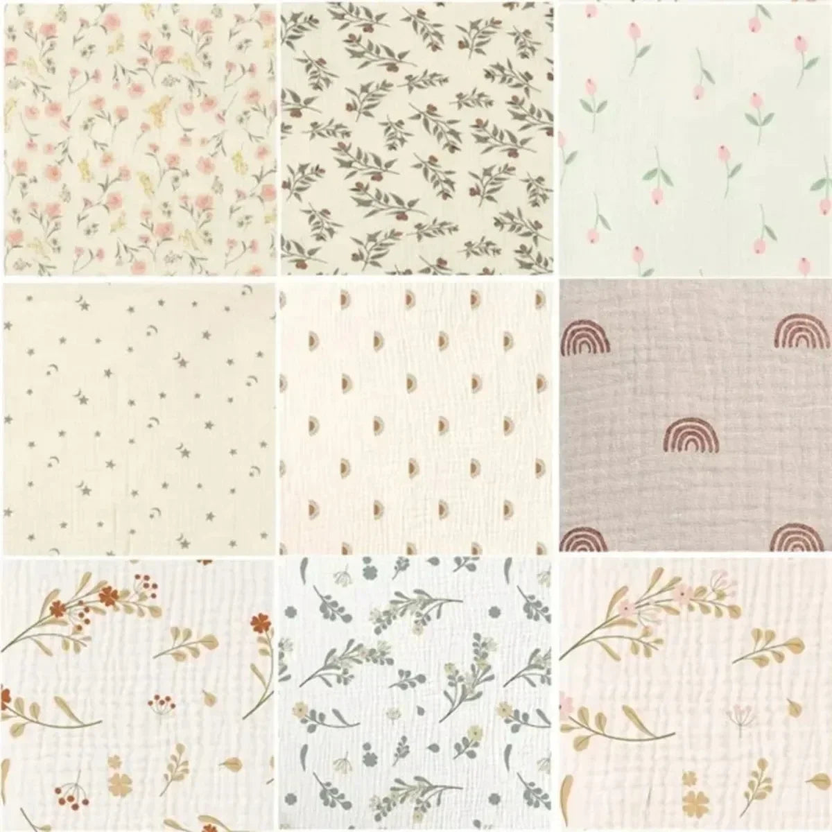 Zhejiang Cotton Muslin Swaddle Blanket Set For Babies